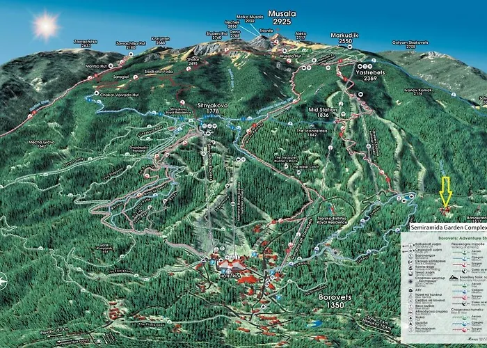 Ski&spa - Semiramida Garden A16 Borovets